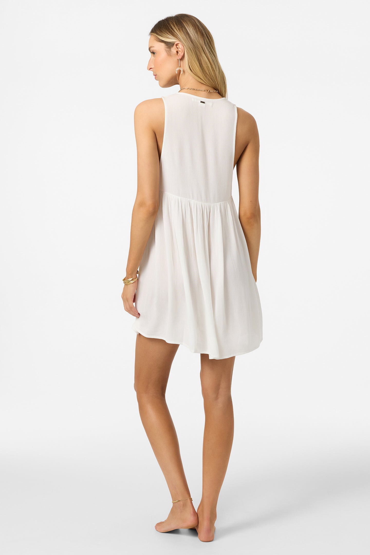 Saltwater Solids Teddy Mini Cover-Up Dress