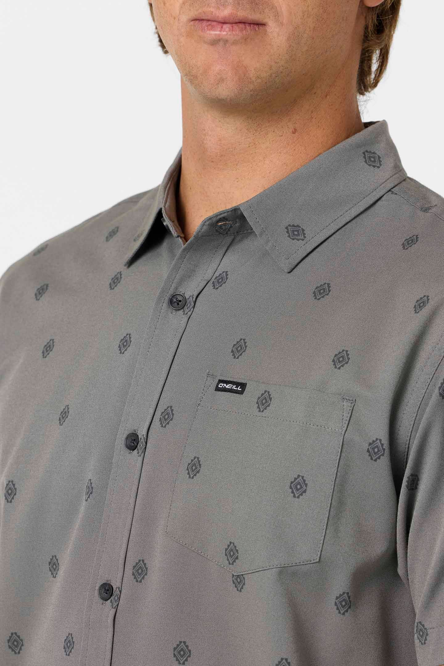 Light Check Geo Standard Fit Shirt