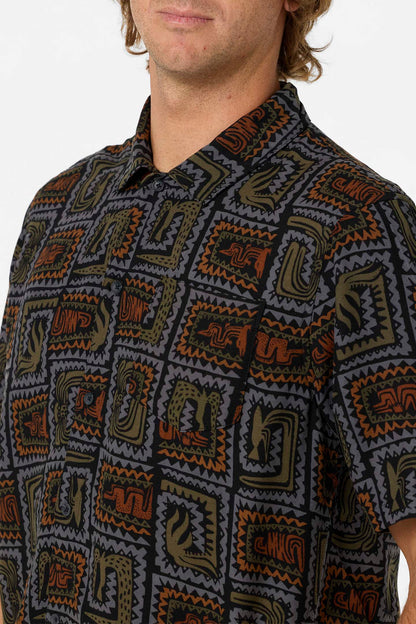 Relaxed Woven Camp Shirt