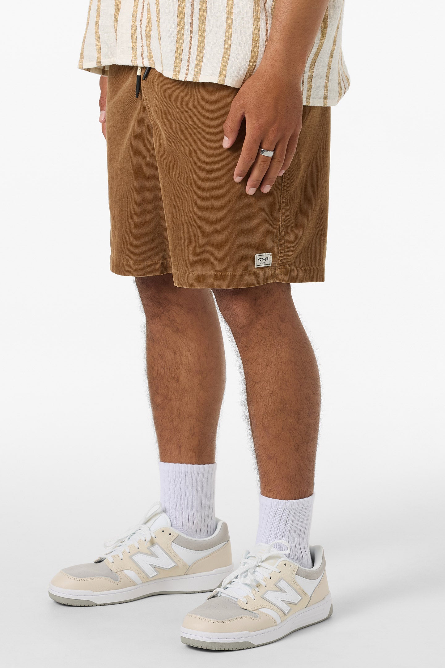 O'Riginals Cord Elastic Waist 18" Shorts