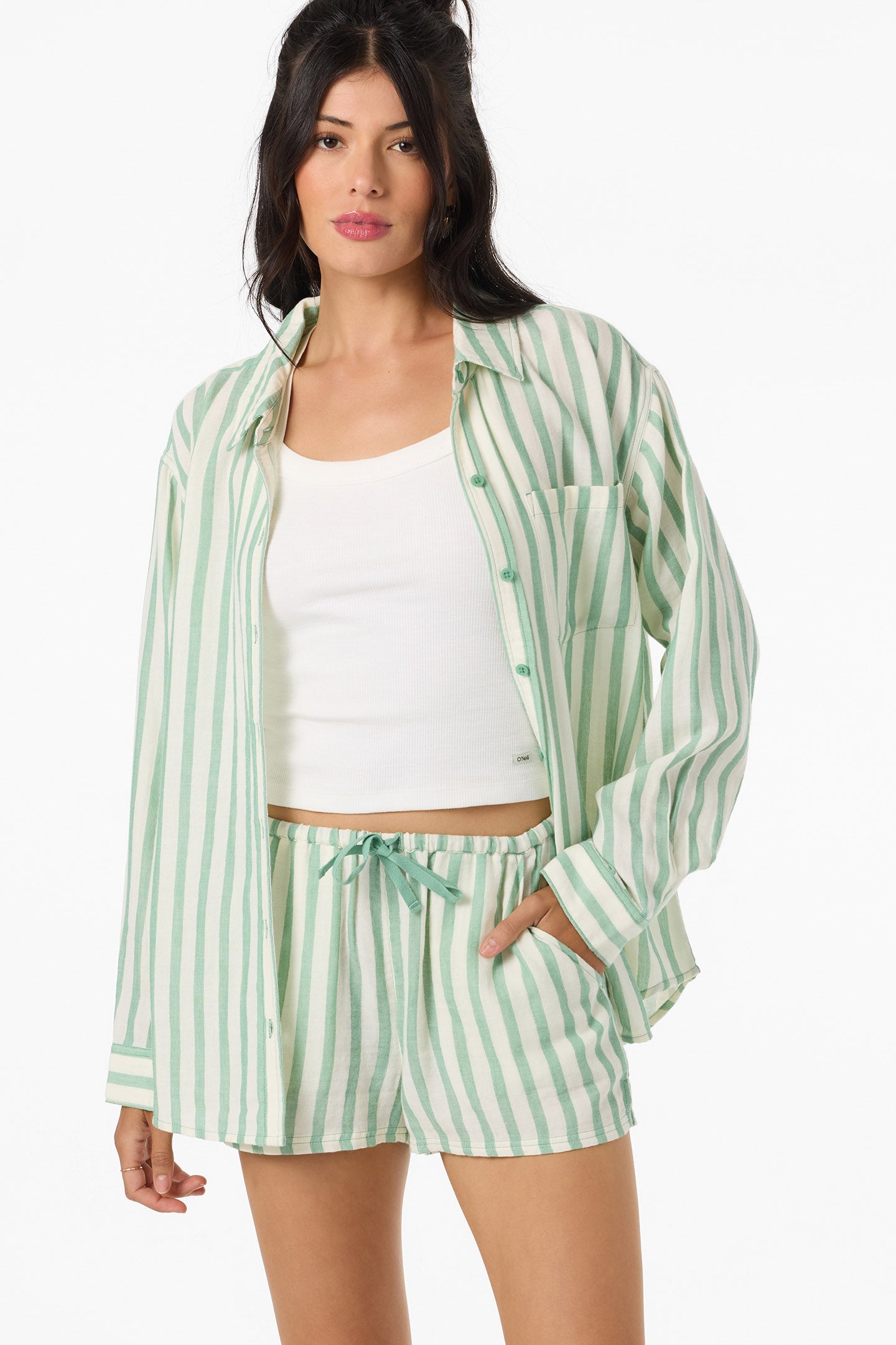 Brenda Stripe Beach Shorts