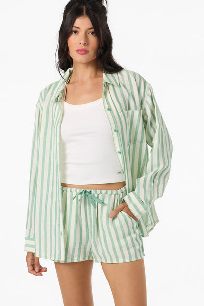Brenda Stripe Beach Shorts