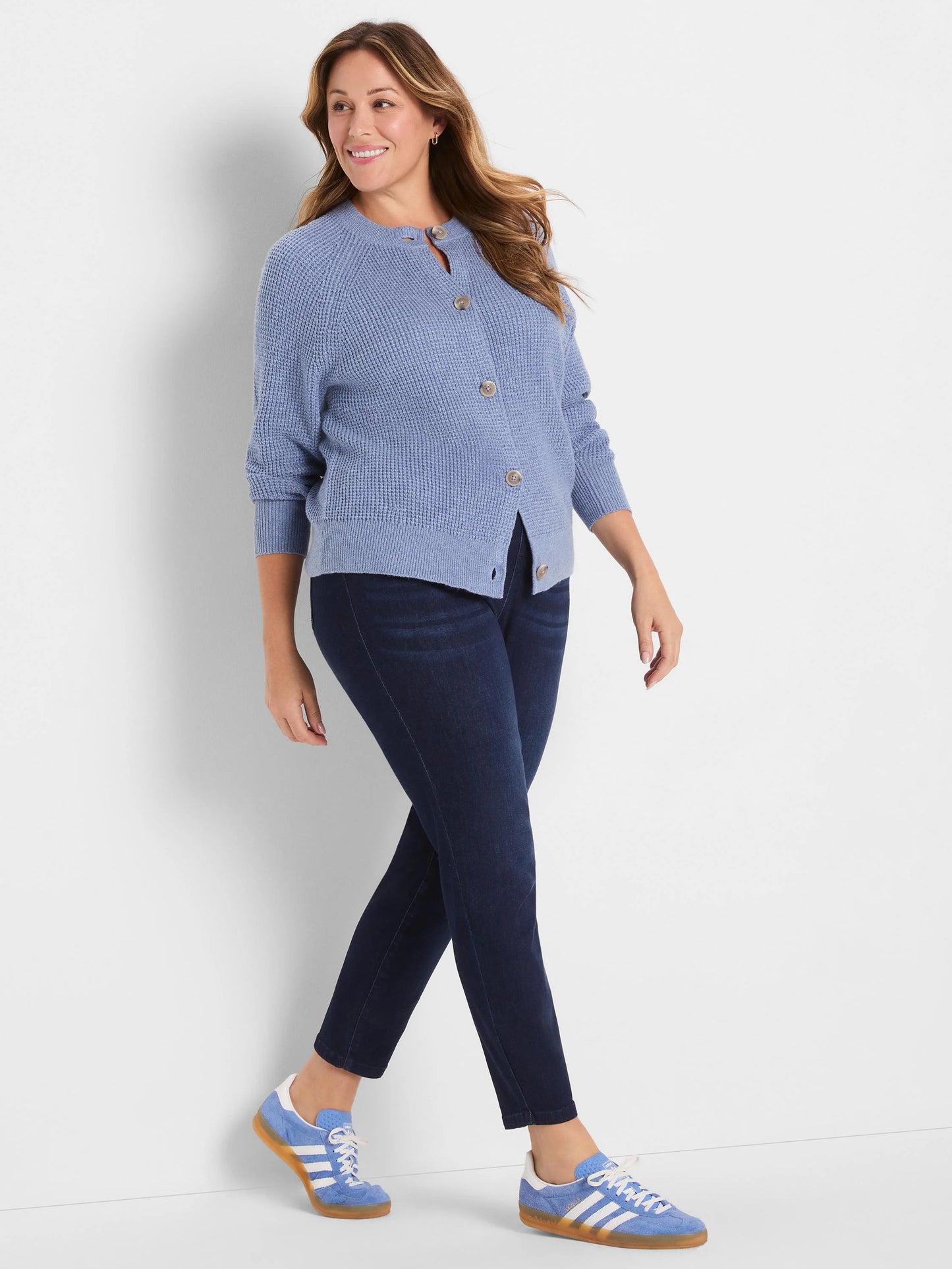 Waffle Tuck Cardigan