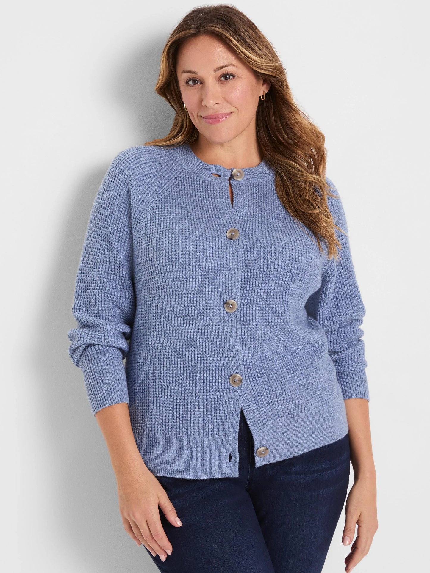 Waffle Tuck Cardigan