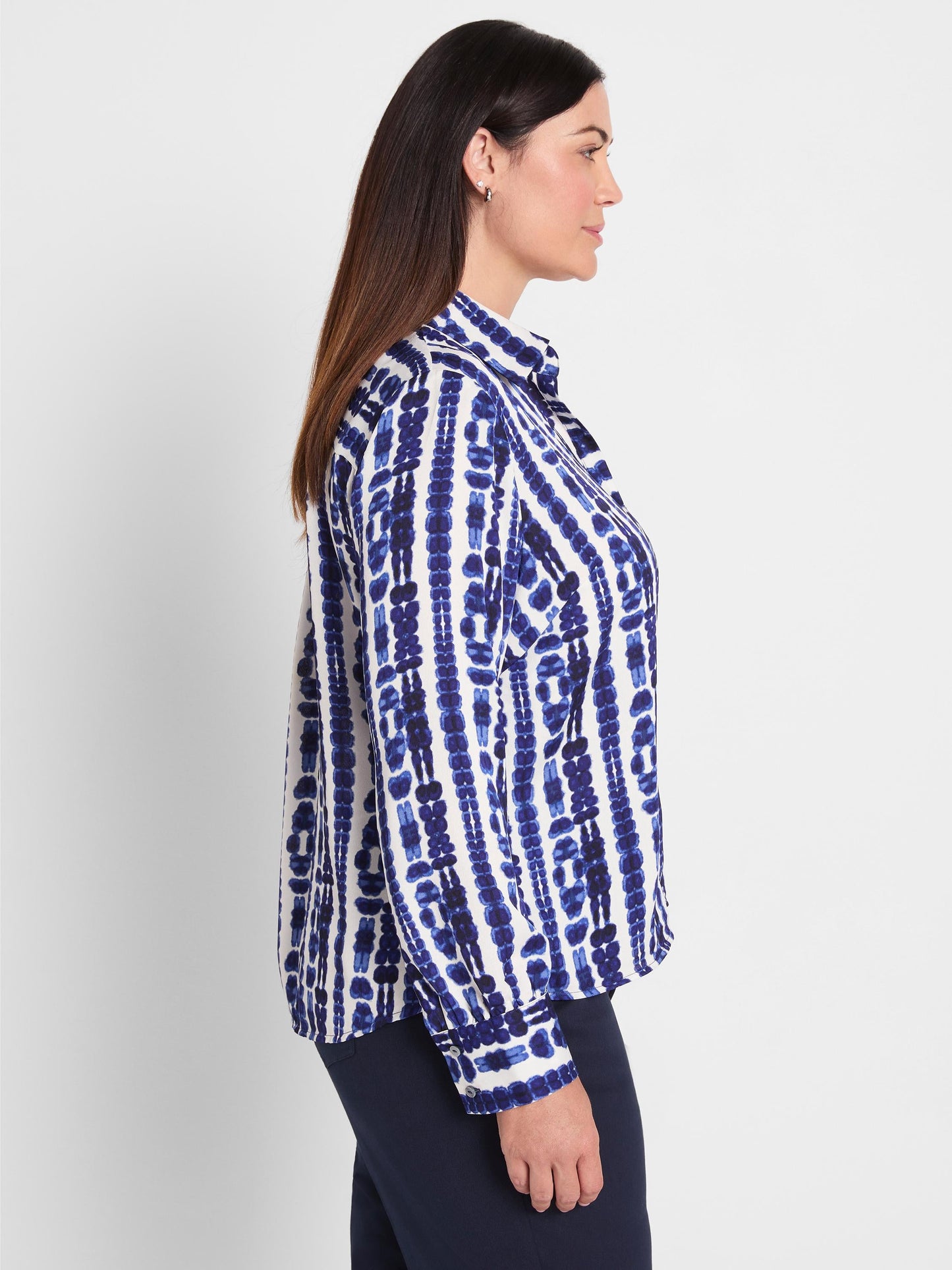 Shibori Stripe Top