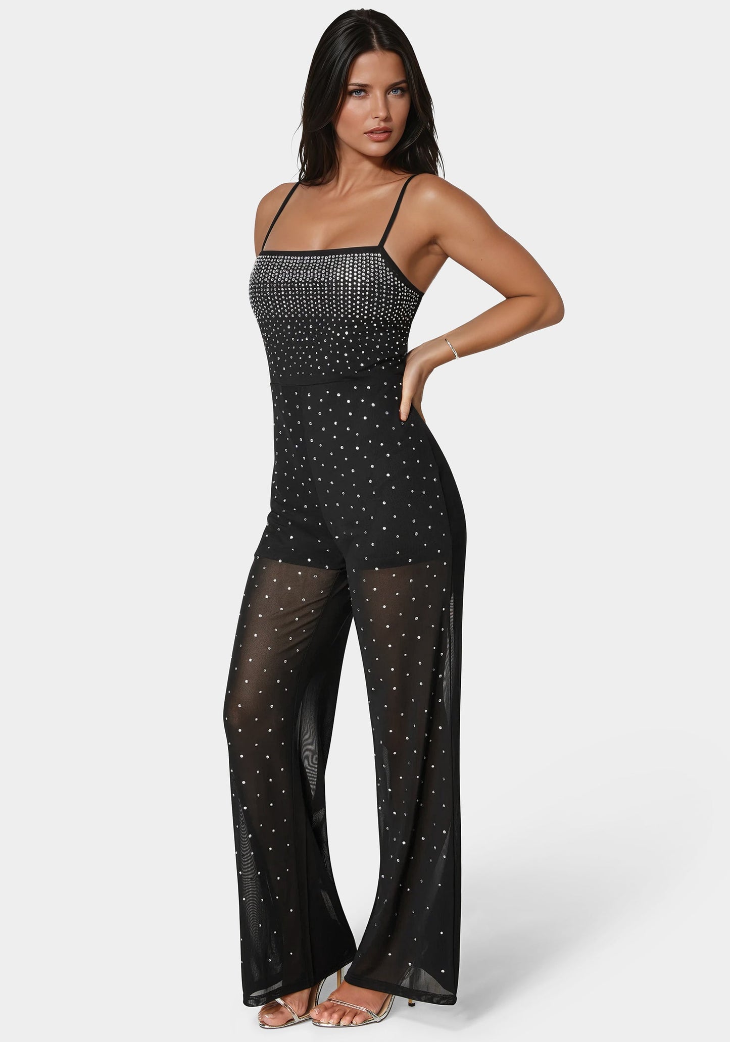Ombre Embellished Jumpsuit