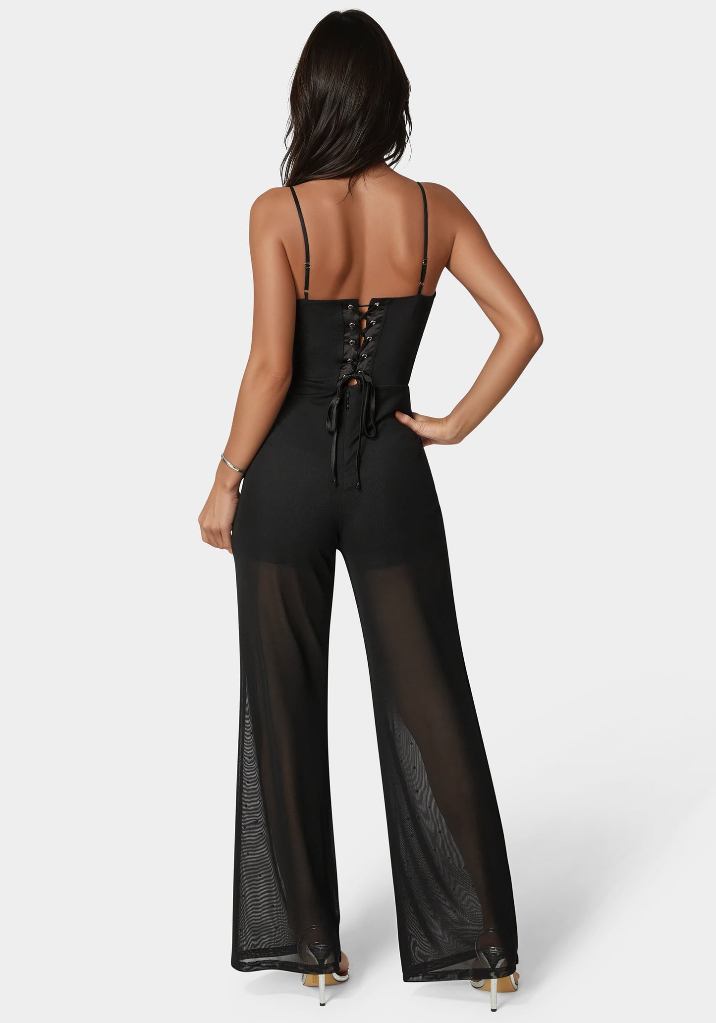 Ombre Embellished Jumpsuit