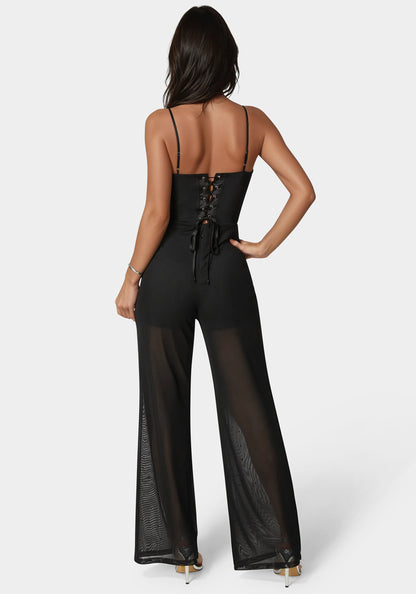 Ombre Embellished Jumpsuit