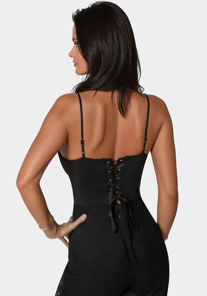 Ombre Embellished Jumpsuit