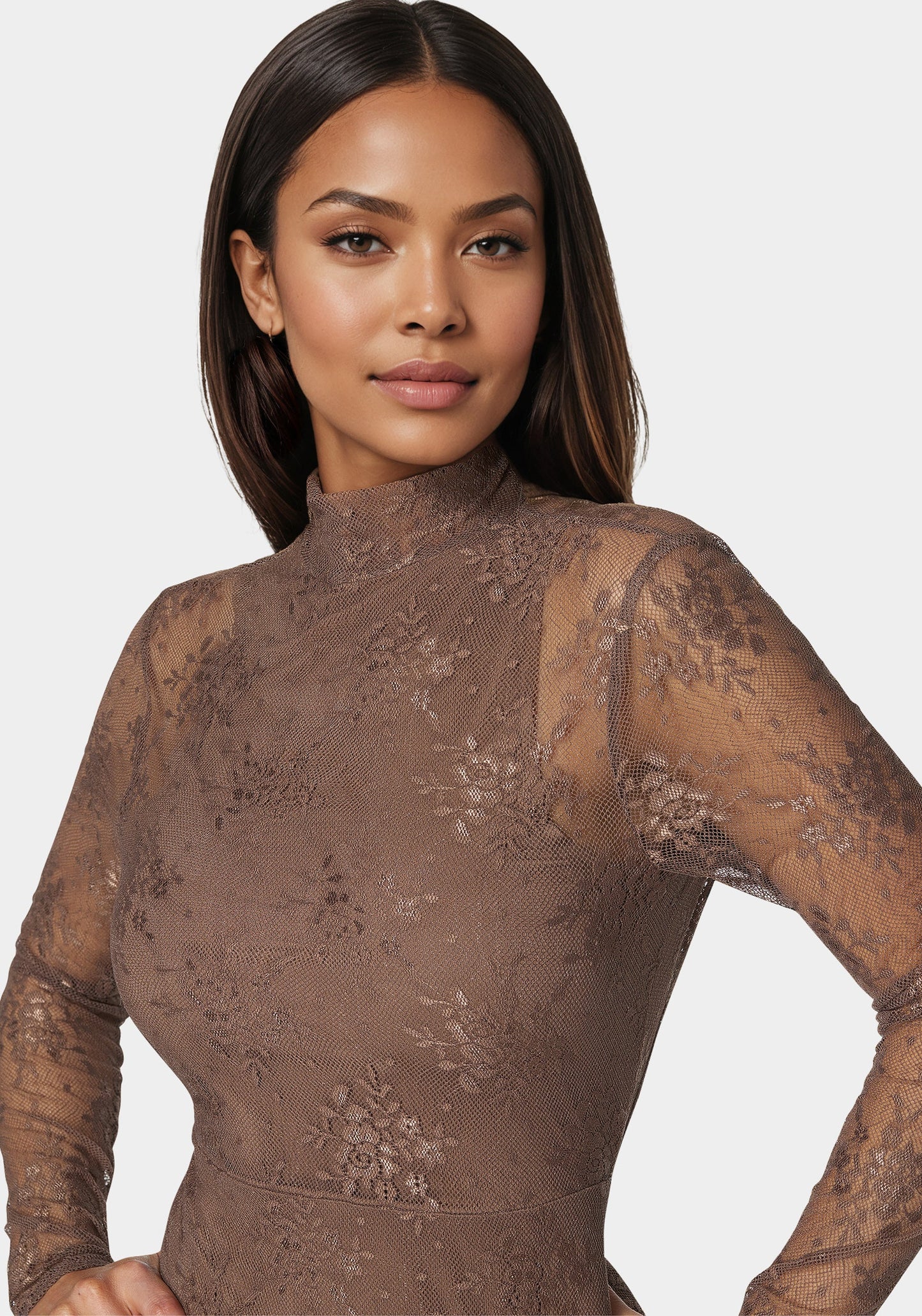 Illusion Lace Maxi Dress