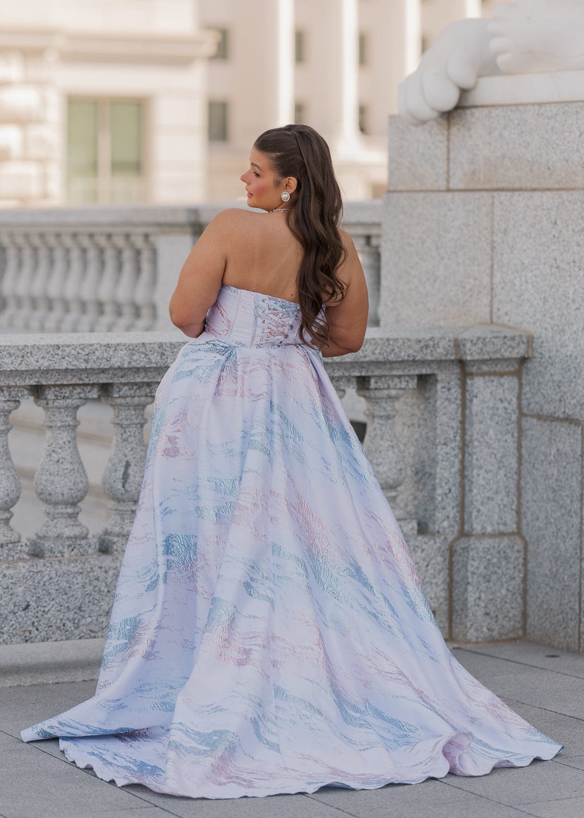 Nessa Metallic Dress