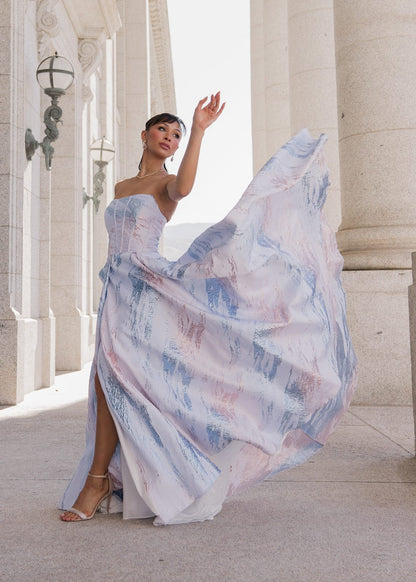 Nessa Metallic Dress