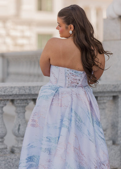 Nessa Metallic Dress
