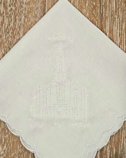 Lindon, UT Temple Dedication Hankie